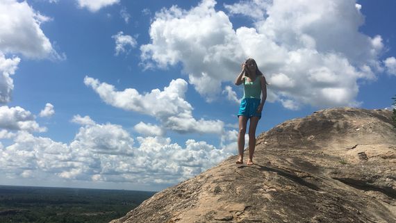 На вершине скальной крепости Япахува