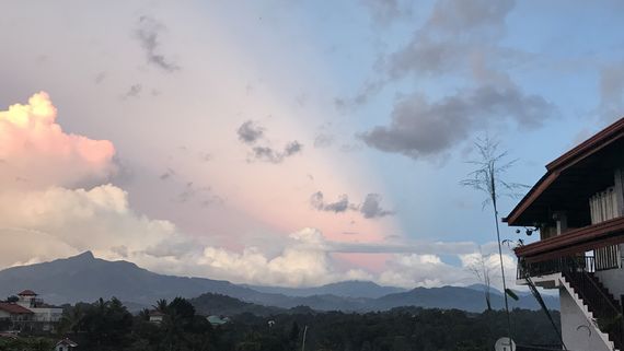 Закат в Канди